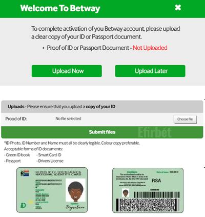 betway fica documents upload south africa